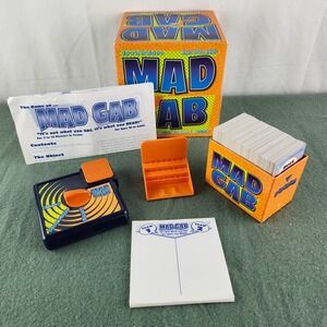 Vintage MAD GAB Card Board Game 100% COMPLETE 1995 TIMER